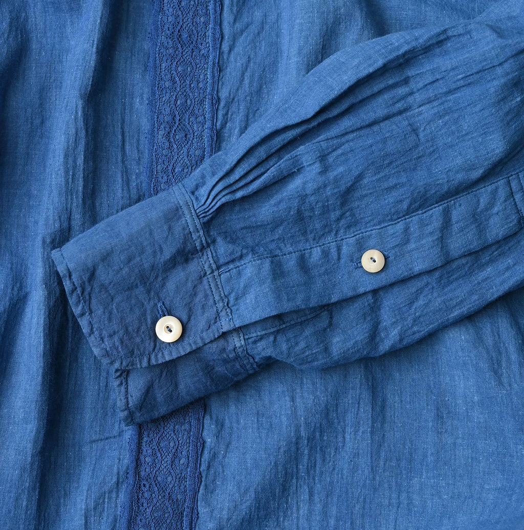 Tan Ai Indian Khadi 908 Ocean Lace Shirt