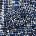 Indian Ai Flannel Mix 908 Ocean Button Down Shirt