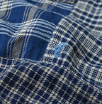 Indian Ai Flannel Mix 908 Ocean Button Down Shirt