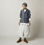 Indian Ai Flannel Mix 908 Ocean Button Down Shirt
