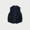 Indigo Iroiro Patchwork 908 8-knot Binder Vest