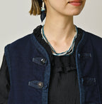 Indigo Iroiro Patchwork 908 8-knot Binder Vest