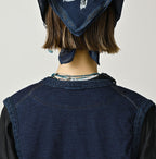 Indigo Iroiro Patchwork 908 8-knot Binder Vest