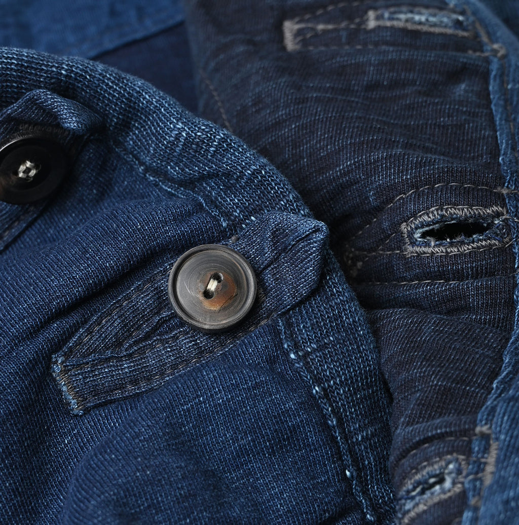 Indigo Iroiro Patchwork 908 8-knot Binder Vest
