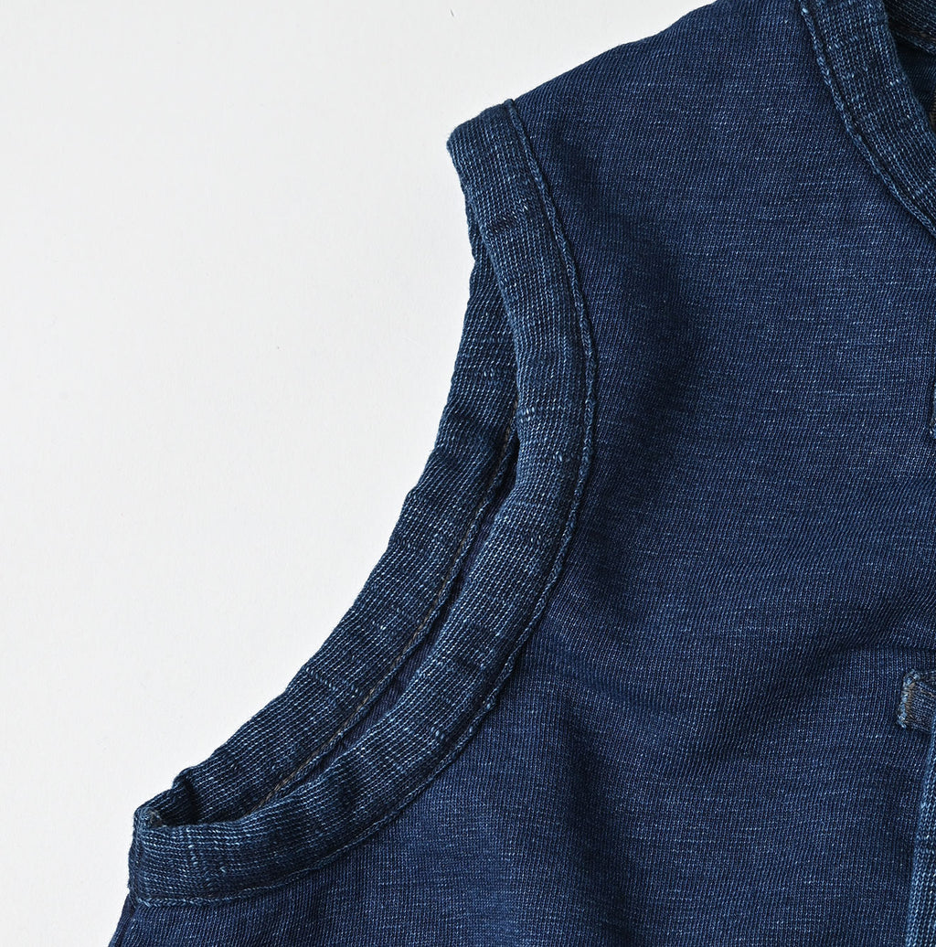 Indigo Iroiro Patchwork 908 8-knot Binder Vest