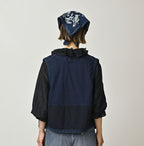 Indigo Iroiro Patchwork 908 8-knot Binder Vest