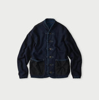 Indigo Iroiro Patchwork 908 8-knot Binder Cardigan