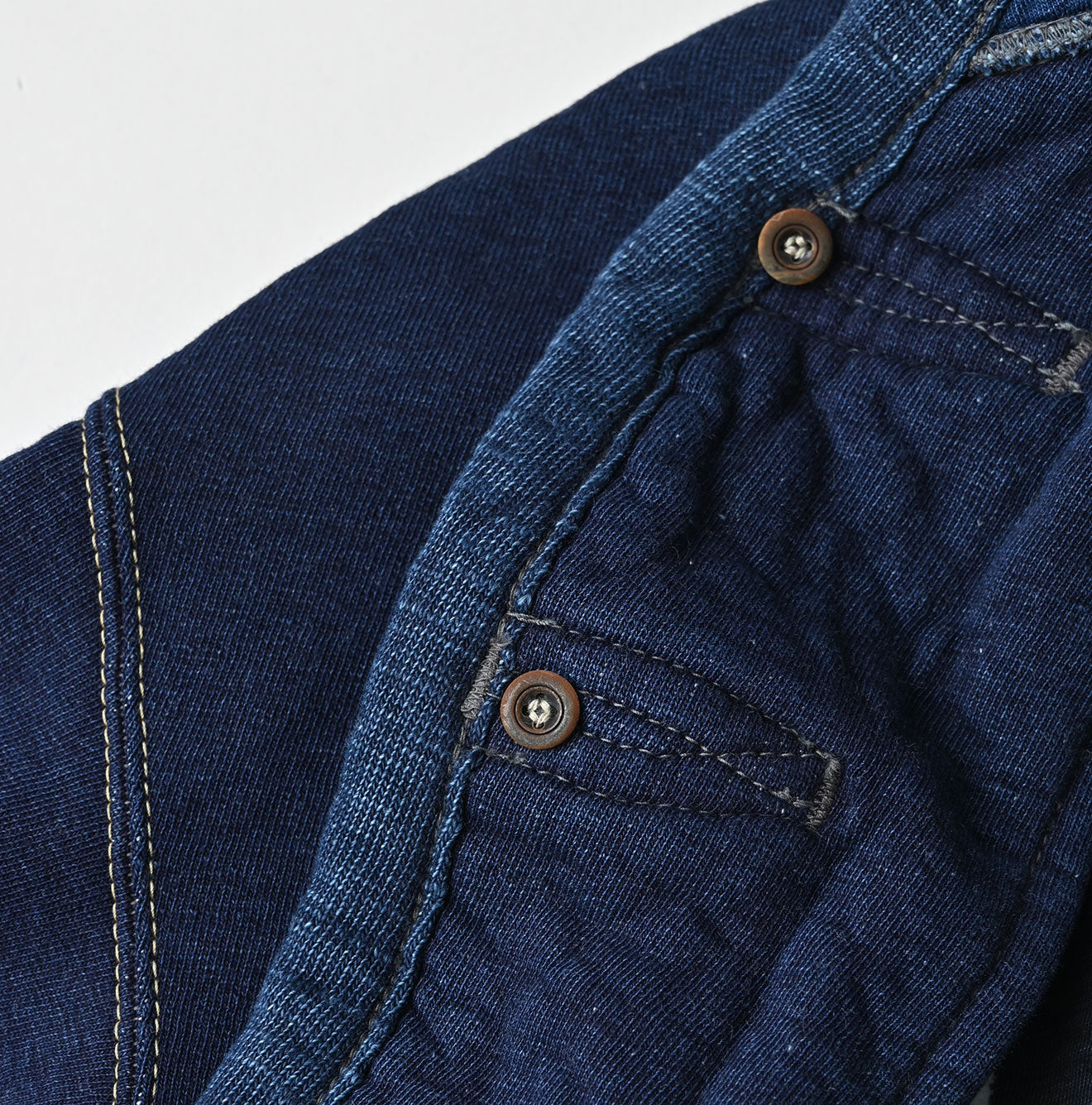 Indigo Iroiro Patchwork 908 8-knot Binder Cardigan