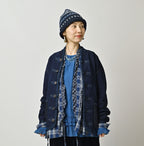 Indigo Iroiro Patchwork 908 8-knot Binder Cardigan