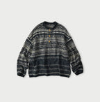 Indigo Nordic Jacquard 908 Henley