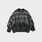 Indigo Nordic Jacquard 908 Henley
