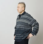 Indigo Nordic Jacquard 908 Henley