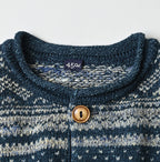 Indigo Nordic Jacquard 908 Henley