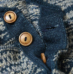 Indigo Nordic Jacquard 908 Henley