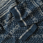 Indigo Nordic Jacquard 908 Henley