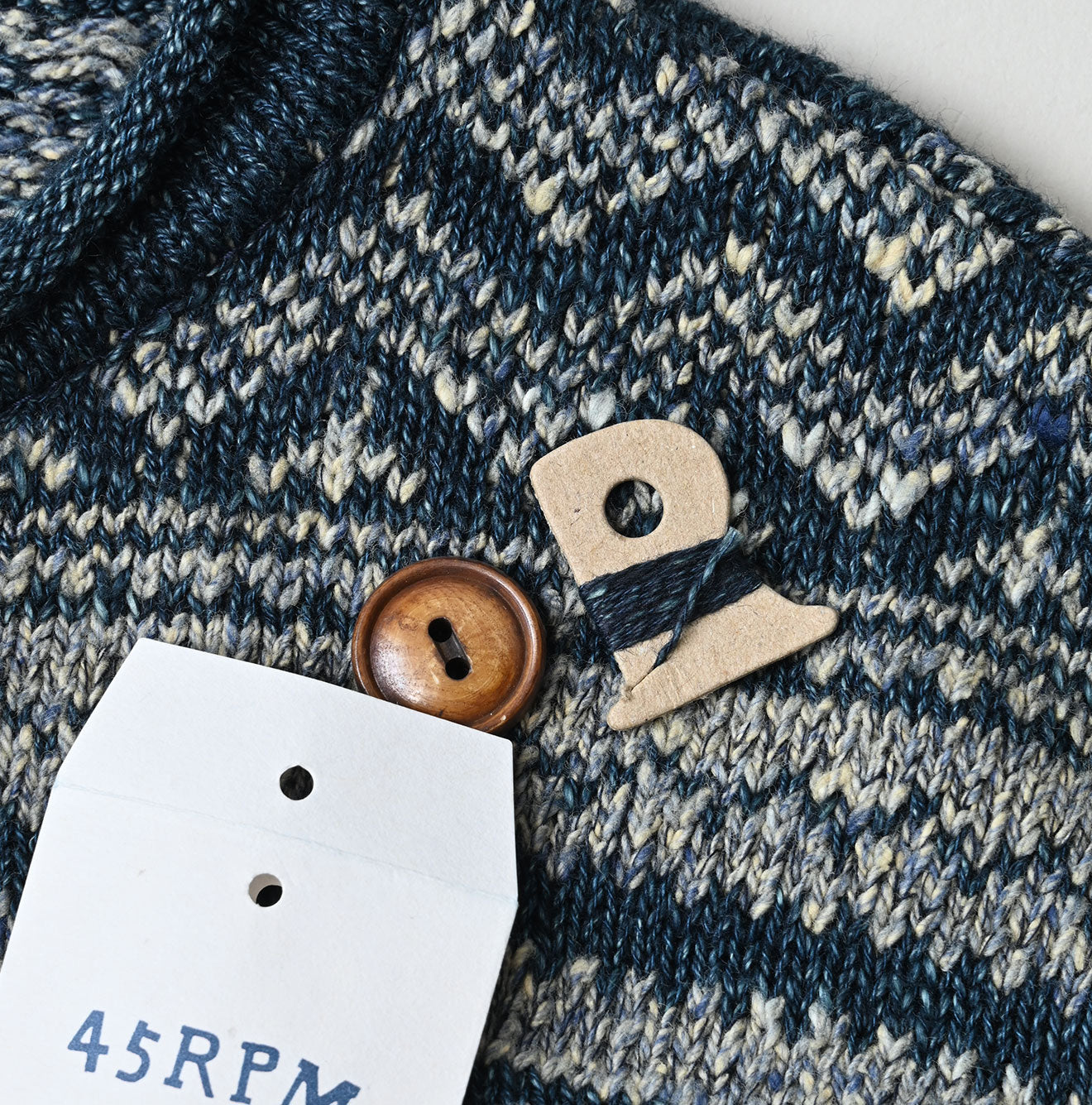 Indigo Nordic Jacquard 908 Henley
