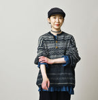 Indigo Nordic Jacquard 908 Henley