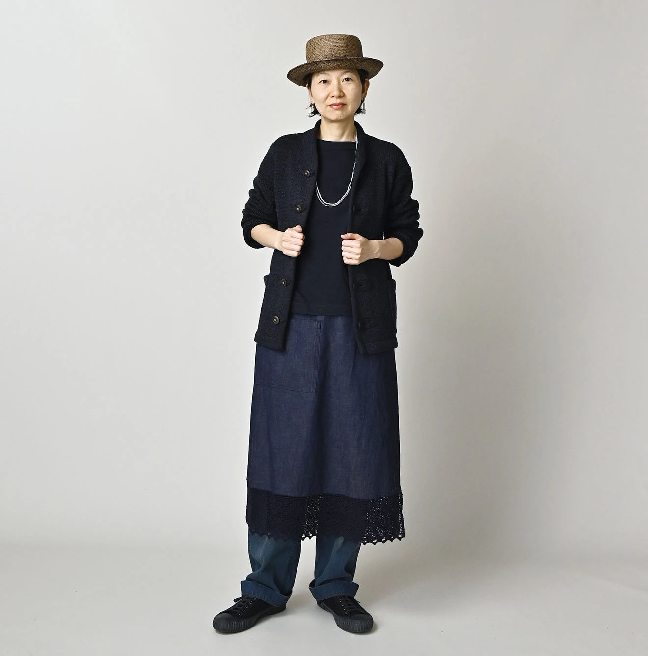 Indigo Binder 908 8-knot Cardigan