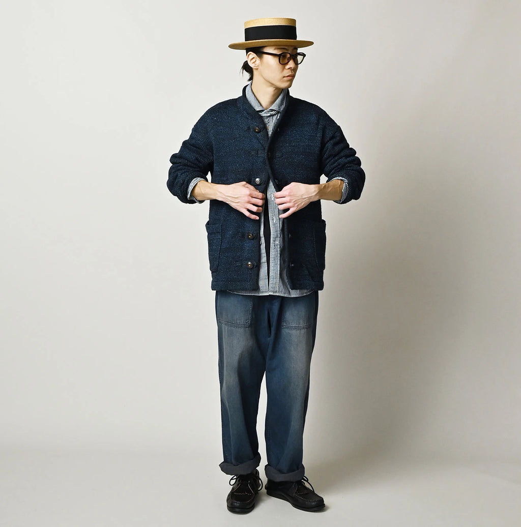 Indigo Binder 908 8-knot Cardigan