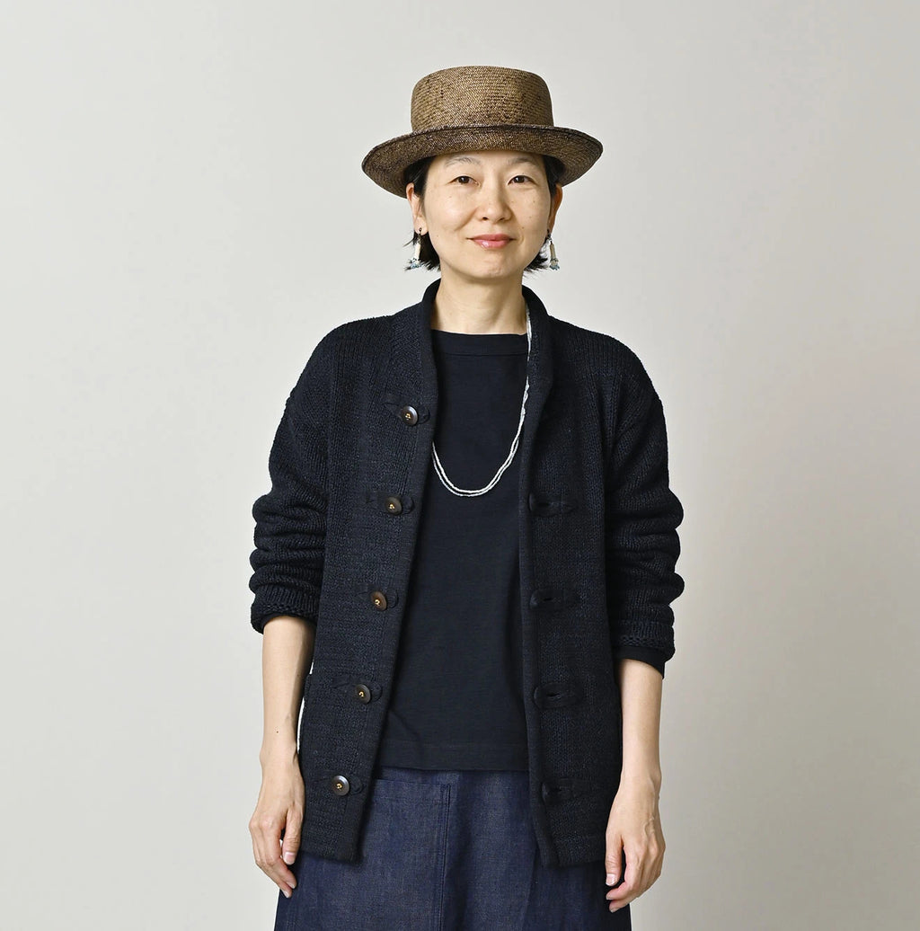 Indigo Binder 908 8-knot Cardigan