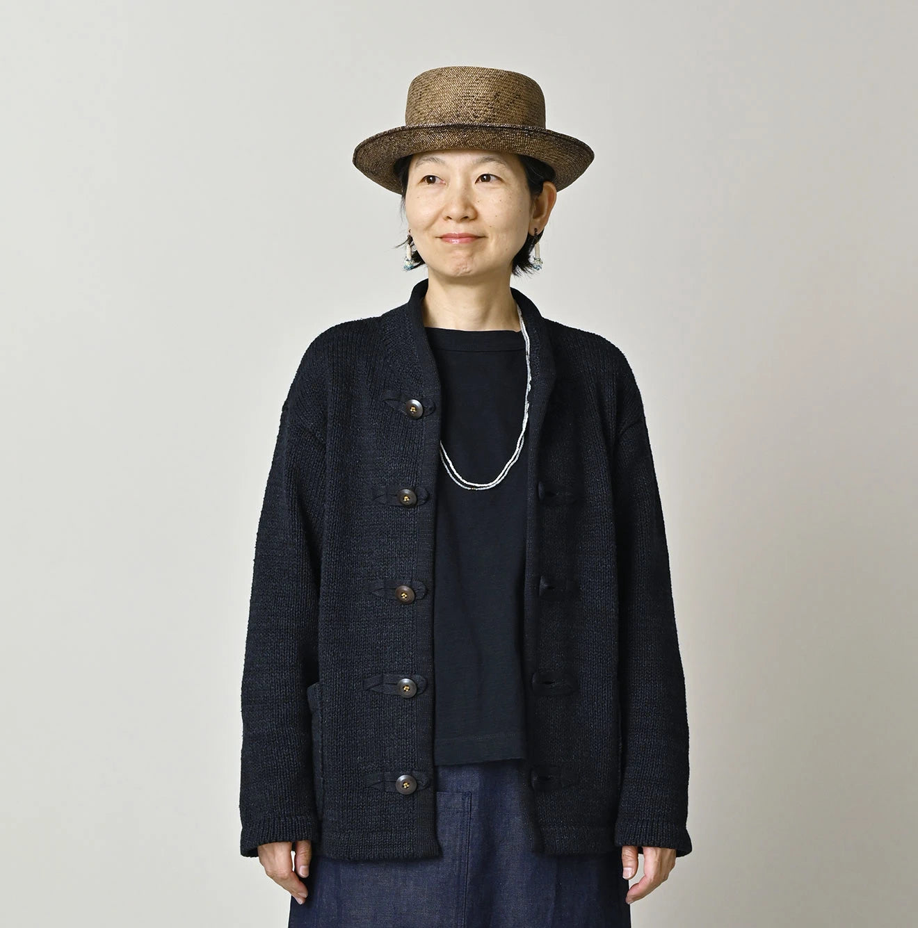 Indigo Binder 908 8-knot Cardigan