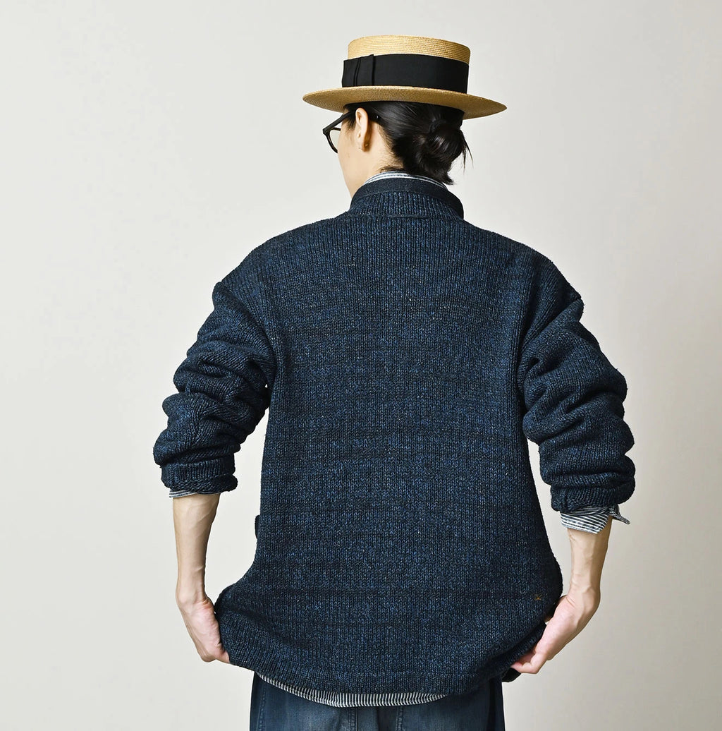 Indigo Binder 908 8-knot Cardigan