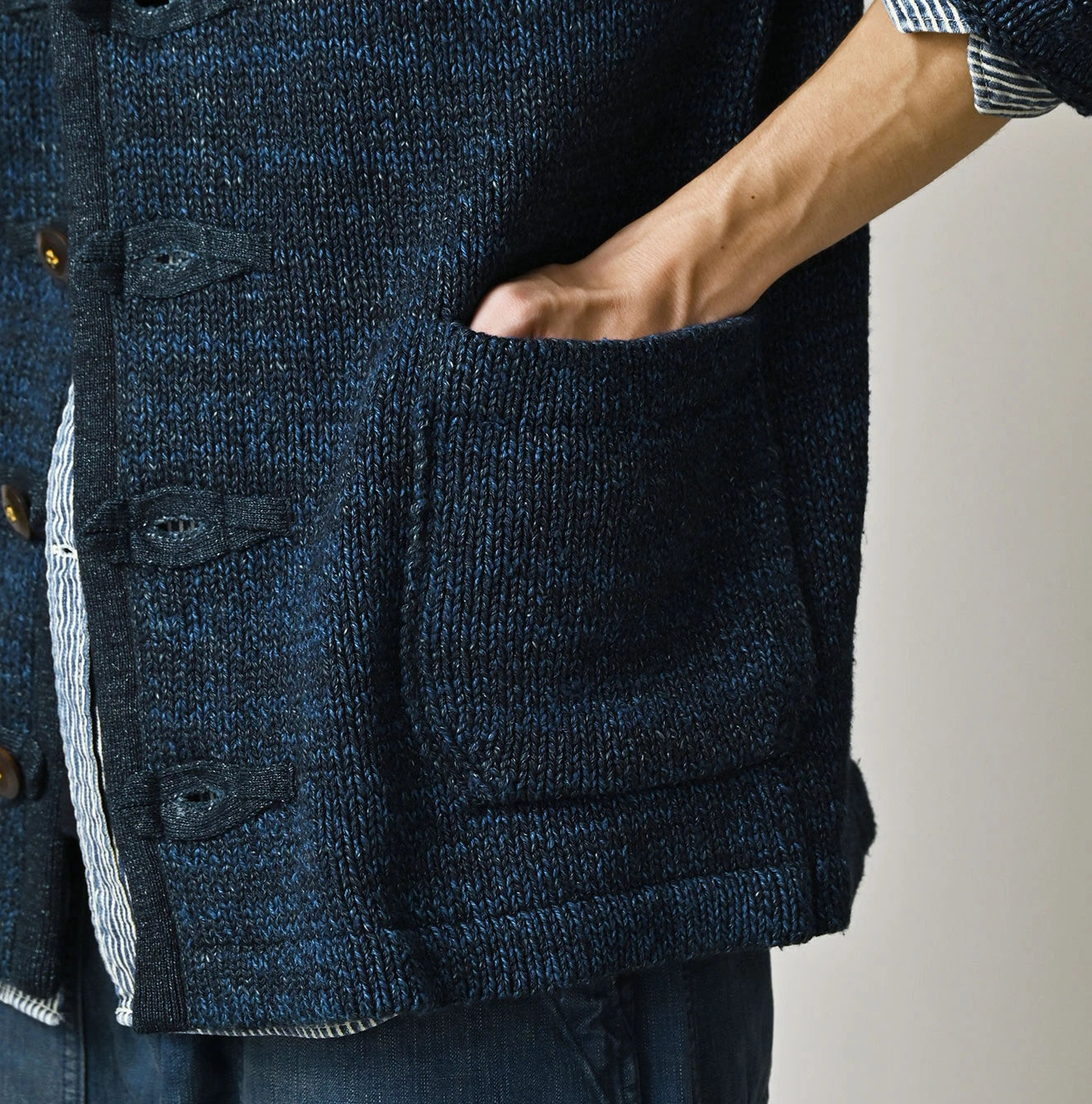 Indigo Binder 908 8-knot Cardigan