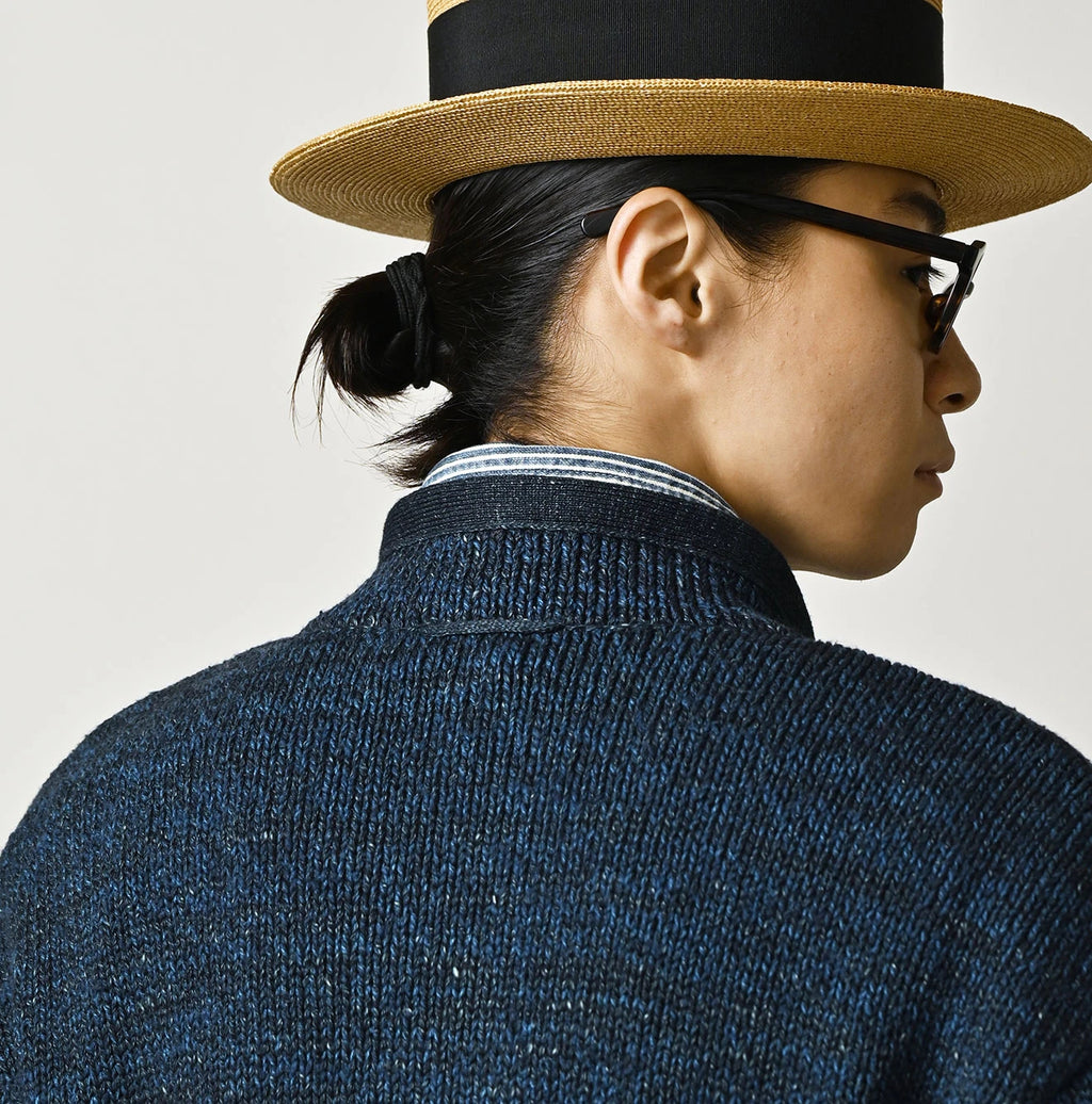 Indigo Binder 908 8-knot Cardigan