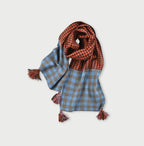 Boiled Gingham Jacquard Muffler