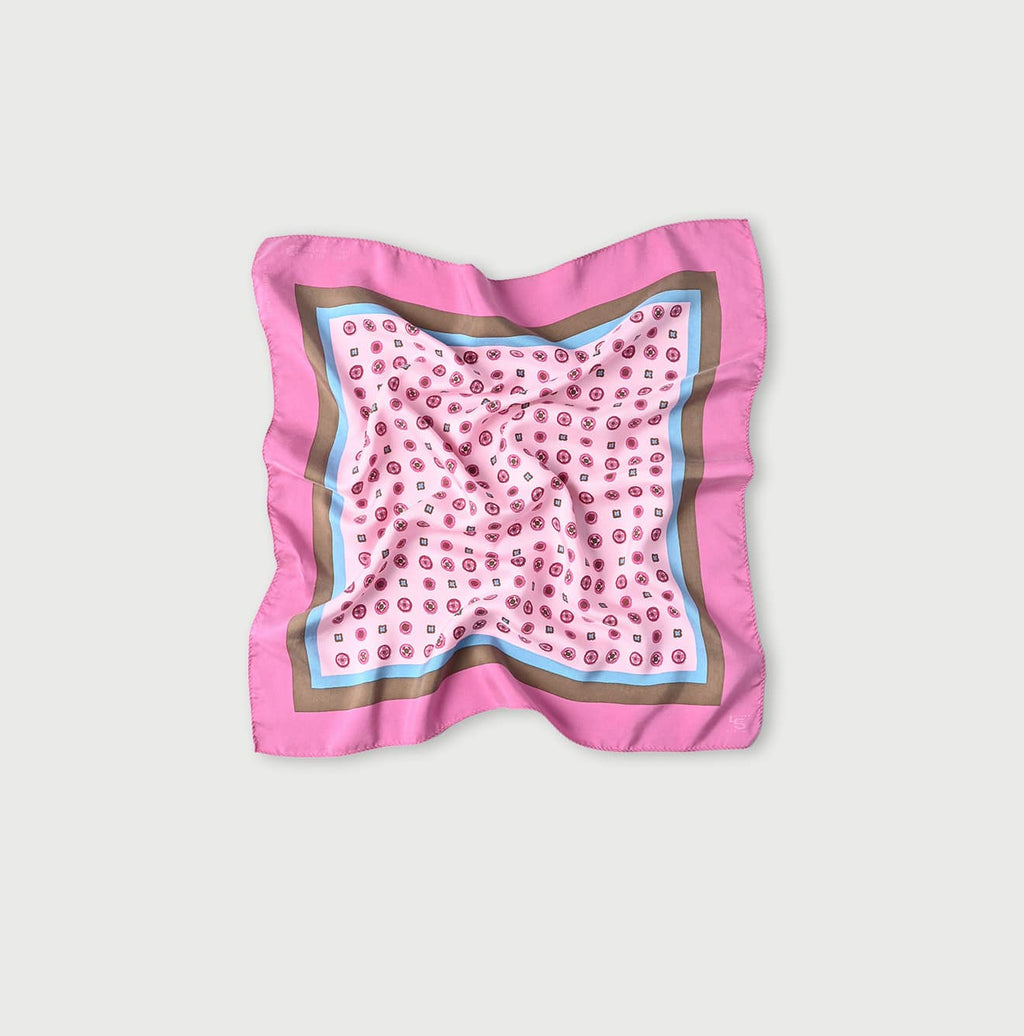 Silk Komon Bandana Pink
