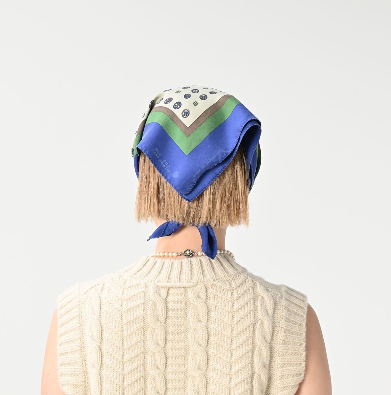 Silk Komon Bandana Female Model