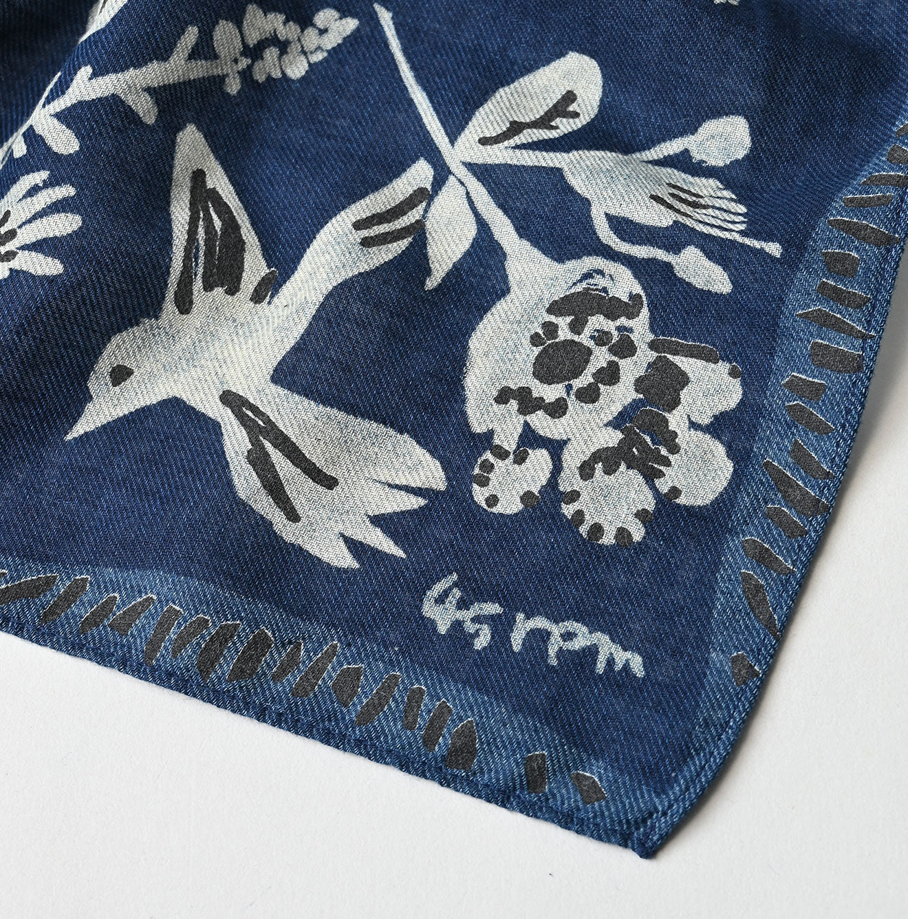 Indigo Supima Donkey Tale Bandana