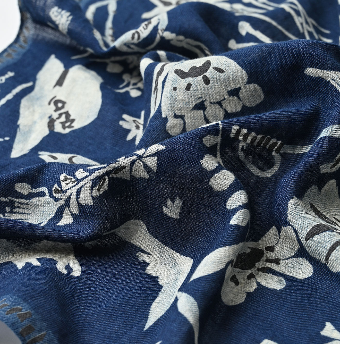 Indigo Supima Donkey Tale Bandana