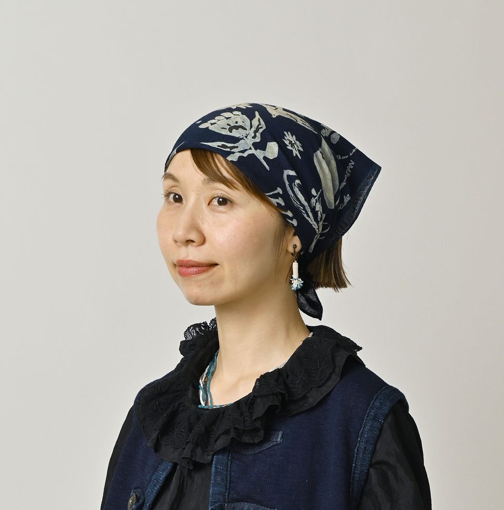 Indigo Supima Donkey Tale Bandana