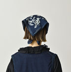 Indigo Supima Donkey Tale Bandana