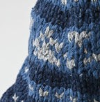 Indigo Knit Cowichan Cap