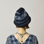 Indigo Knit Cowichan Cap