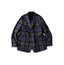 Wool Tartan 908 Miyuki Jacket Blue Tartan