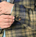 Wool Tartan 908 Miyuki Jacket Detail