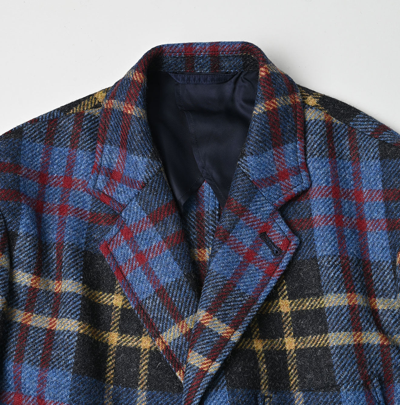 Wool Tartan 908 Miyuki Jacket Detail