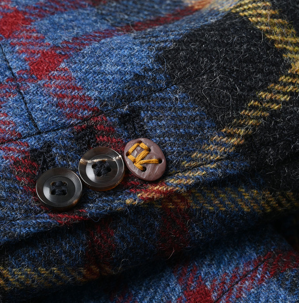 Wool Tartan 908 Miyuki Jacket Detail