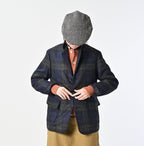 Wool Tartan 908 Miyuki Jacket Female Model