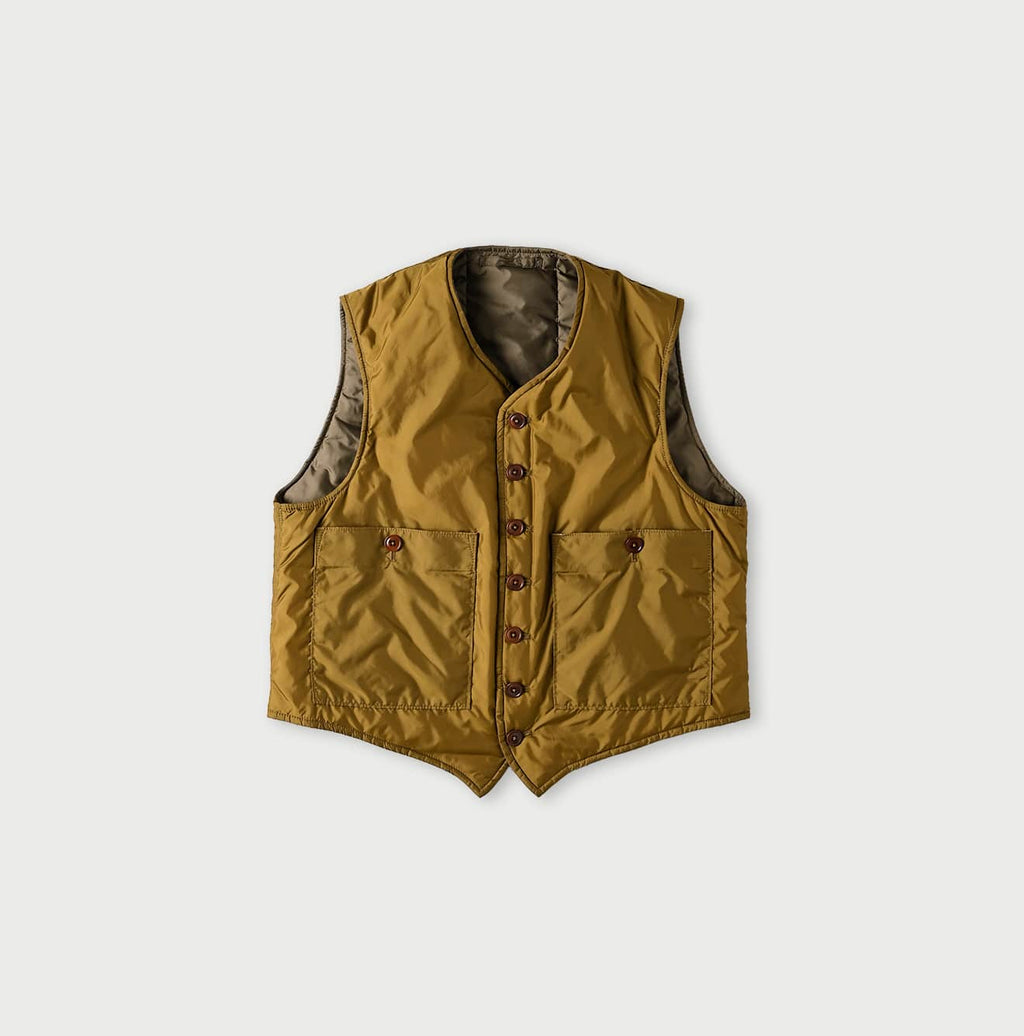 Nylon 908 Quilting Vest Beige