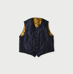 Nylon 908 Quilting Vest Navy