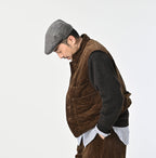 Selvage Corduroy 908 Nîmes Vest Male Model