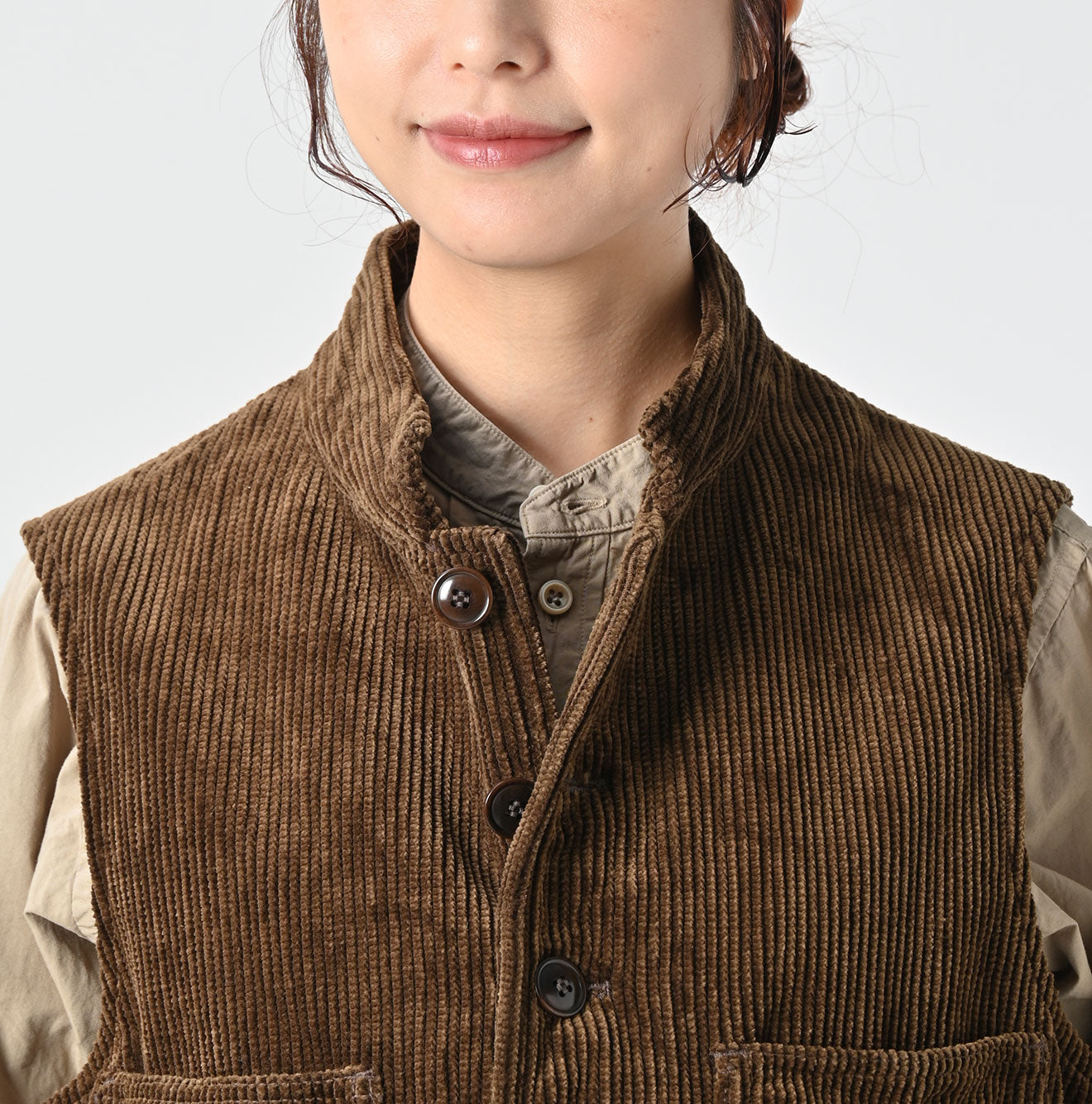 Selvage Corduroy 908 Nîmes Vest Detail