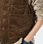 Selvage Corduroy 908 Nîmes Vest Detail