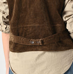 Selvage Corduroy 908 Nîmes Vest Detail