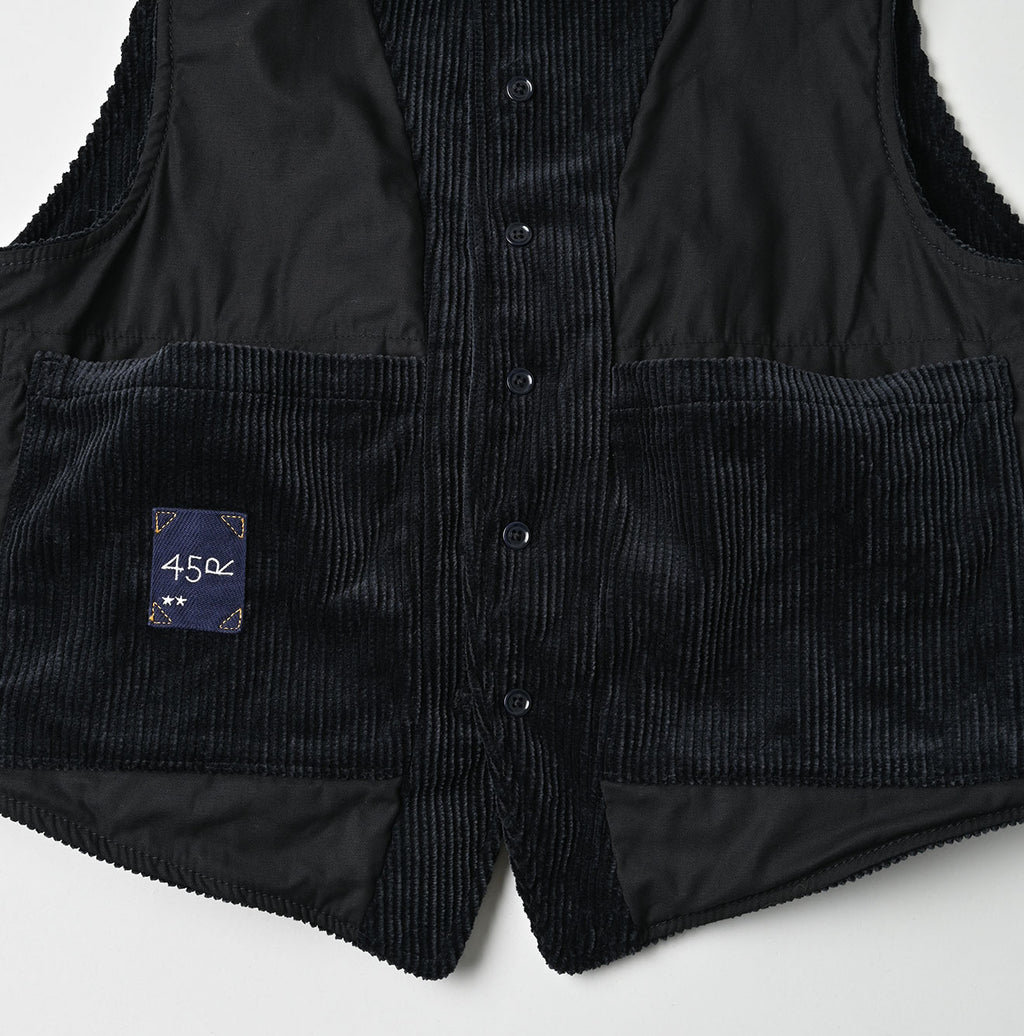 Selvage Corduroy 908 Nîmes Vest Detail