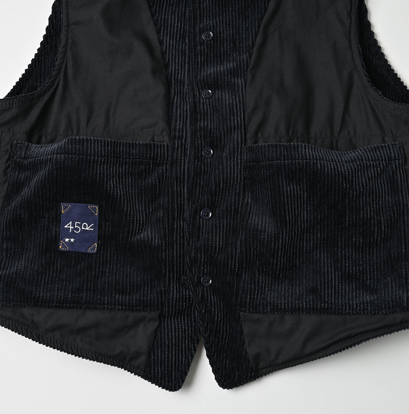Selvage Corduroy 908 Nîmes Vest Detail